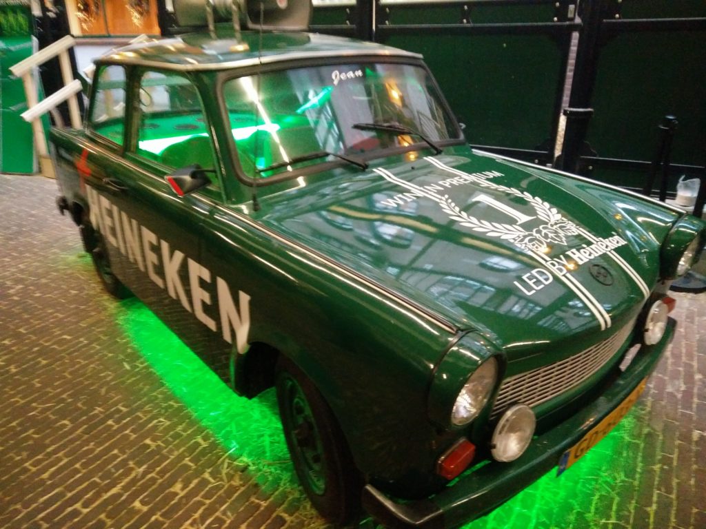 Heineken Car on rock the city tour